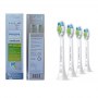 Philips | HX6064/10 | Toothbrush replacement | Heads | For adults | Number of brush heads included 4 | Number of teeth brushing - 4